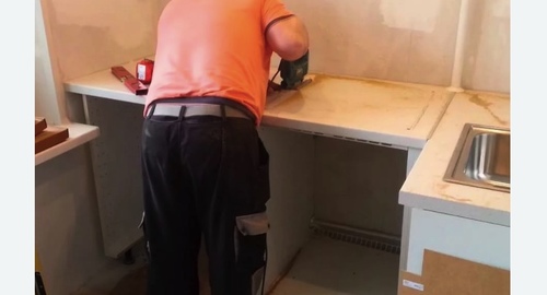 Сборка кухонного гарнитура. Шушары